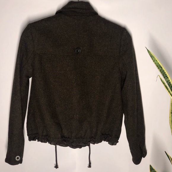 Gap wool olive bomber jacket size xs - Picture 2 of 3
